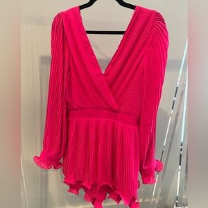Endless Rose Hot Pink Romper